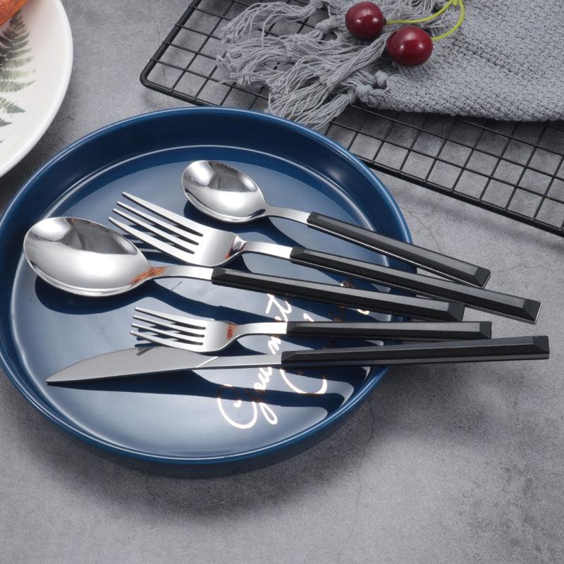 Colliam – 5 Piece Black Handle Cutlery Set - Colliam