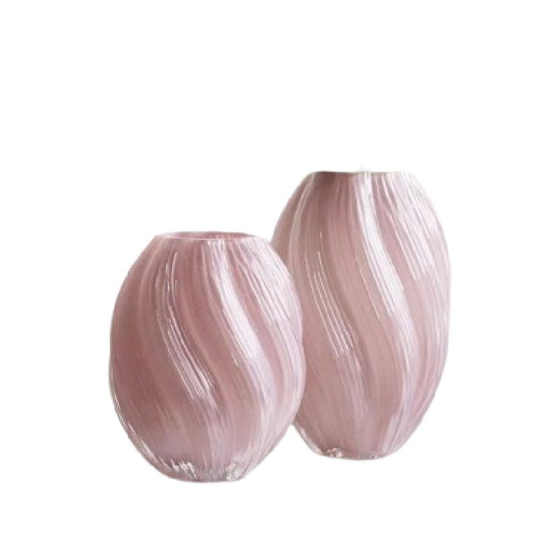 Colliam – Cream Modern Glass Vase - Colliam