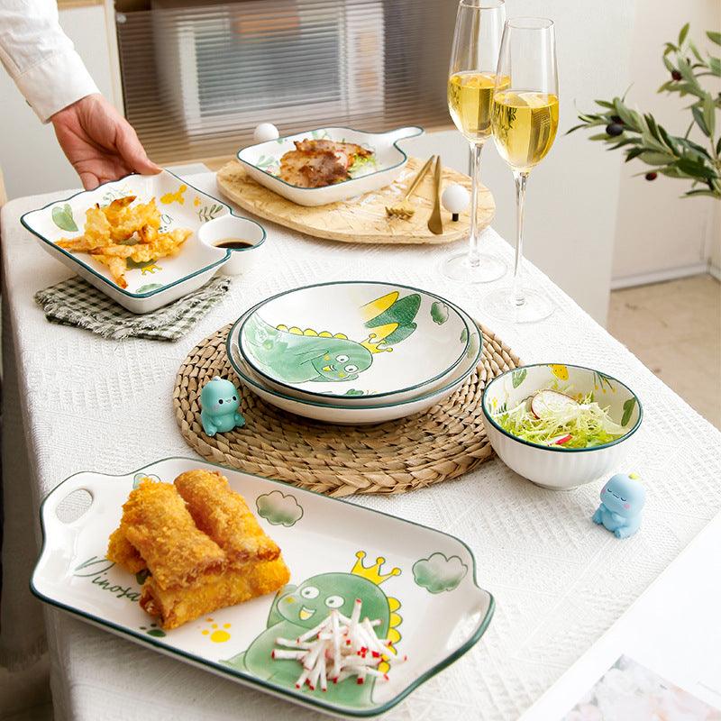 Colliam – Dinosaur Ceramic Plate - Colliam