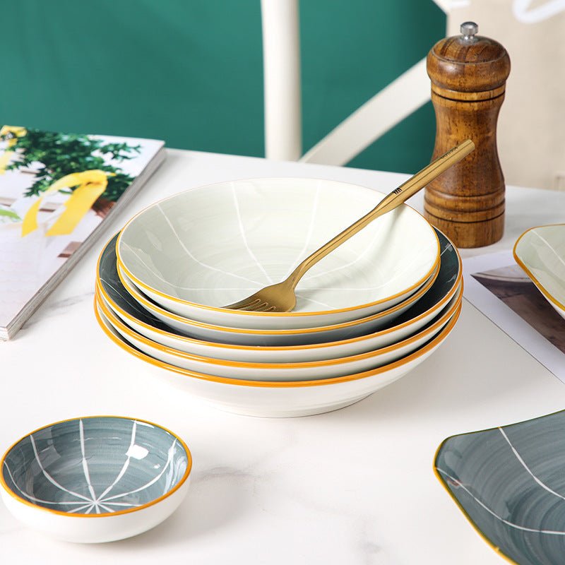 Colliam – Elegant Ceramic Plate Set 4pcs - Colliam