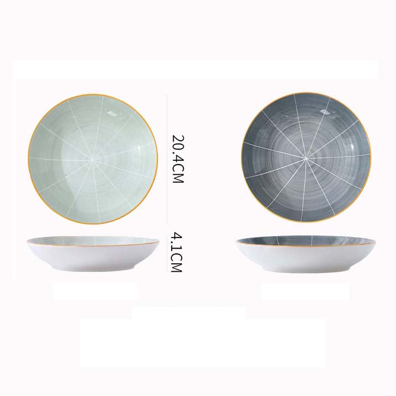 Colliam – Elegant Ceramic Plate Set 4pcs - Colliam