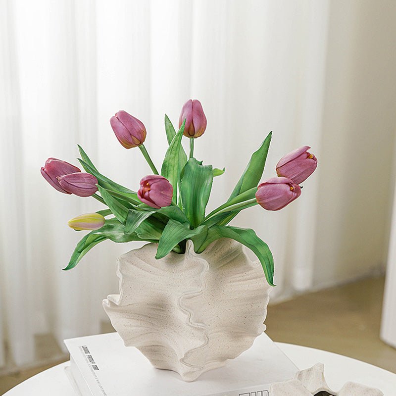 Colliam – Frosted Ceramic Vase - Colliam