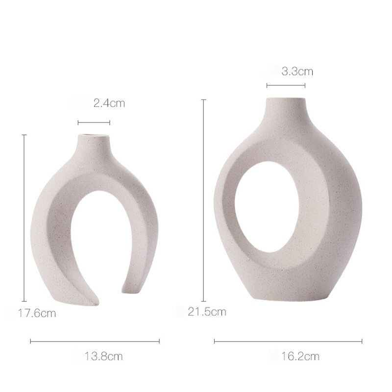 Colliam – Modern Nordic Ceramic Vase Set - Colliam