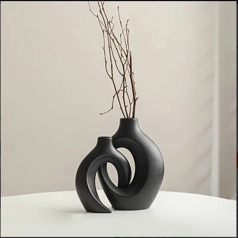 Colliam – Modern Nordic Ceramic Vase Set - Colliam