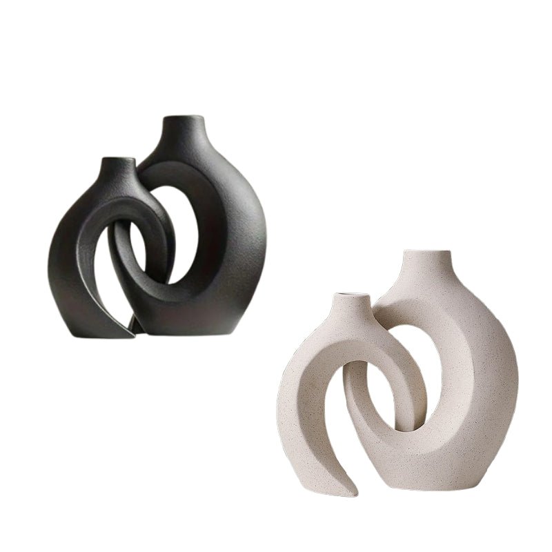 Colliam – Modern Nordic Ceramic Vase Set - Colliam