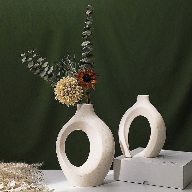Colliam – Modern Nordic Ceramic Vase Set - Colliam